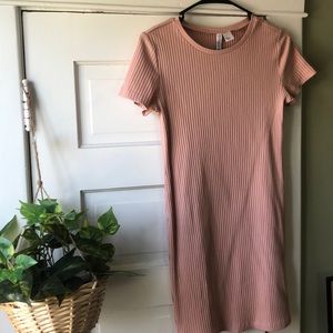 H&M Salmon Pink bodycon dress NWOT